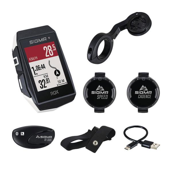SIGMA GPS Radcomputer ROX 11.1 EVO Sensor Set weiß 01035
