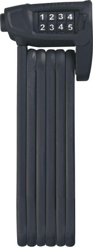 ABUS Zahlen-Faltschloss Bordo Combo Lite 6150/85 BK schwarz 85 cm
