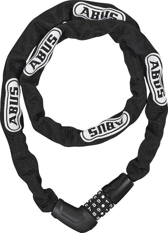 ABUS Zahlen-Kettenschloss Steel-O-Chain 5805C/110 BK 5 mm schwarz 110 cm