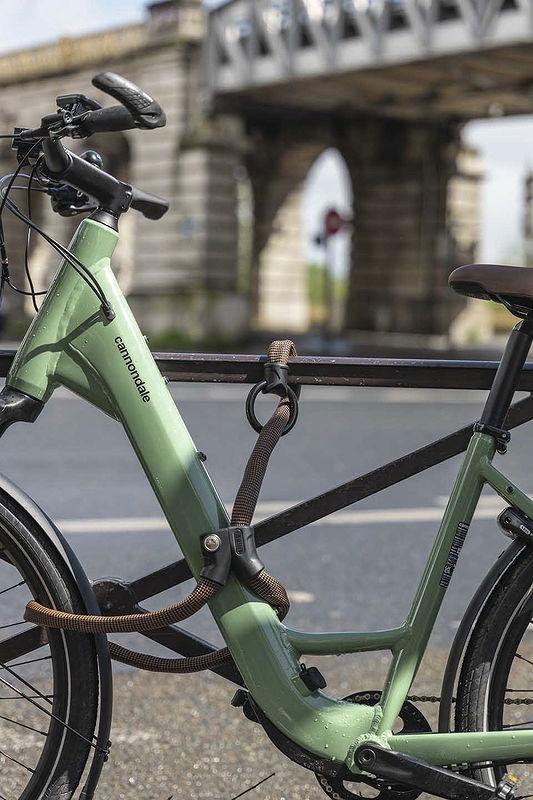 ABUS Kettenschloss Infinity Loop 1806 6 mm schwarz 140 cm