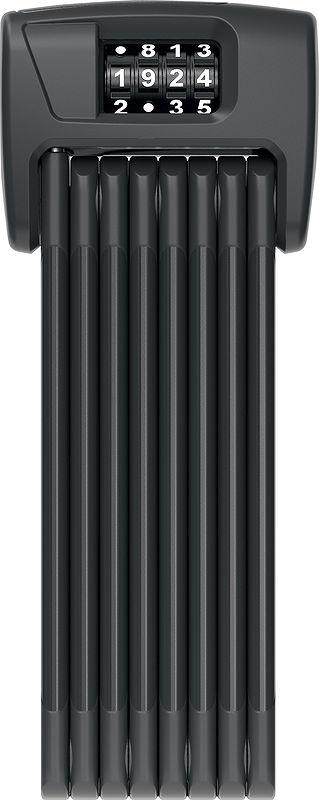 ABUS Zahlen-Faltschloss Bordo Combo 6000C BK SH schwarz 120 cm