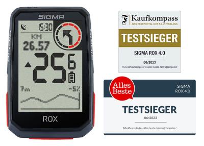 SIGMA GPS Radcomputer ROX 4.0 Sensor Set schwarz 01064 Produktbild 2