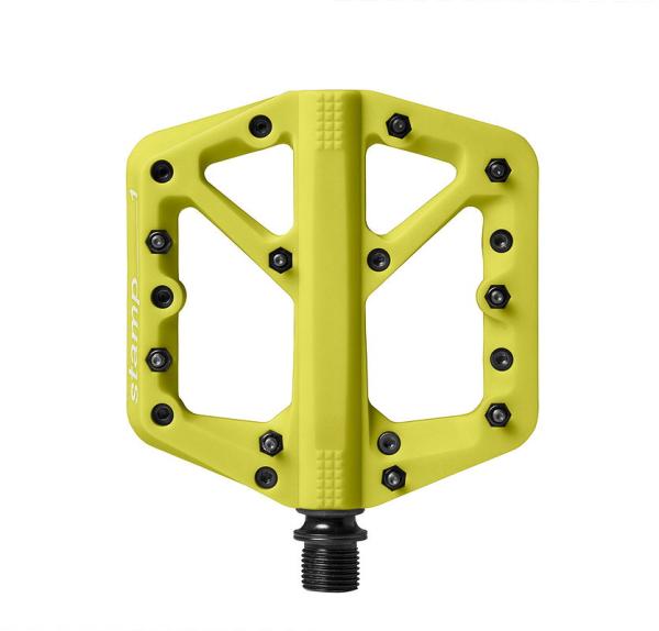 crankbrothers Plattformpedal Stamp 1 Small Größe S 37-43 citron  SB-Verpackung