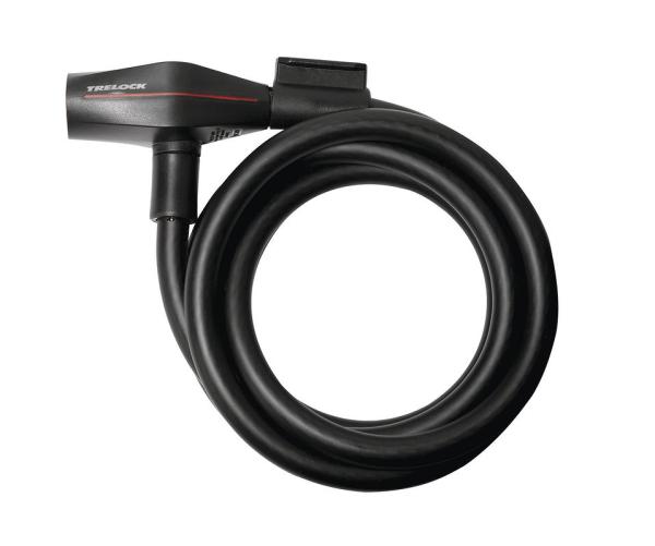 TRELOCK Spiralkabelschloss SK 312 12 mm schwarz 180 cm