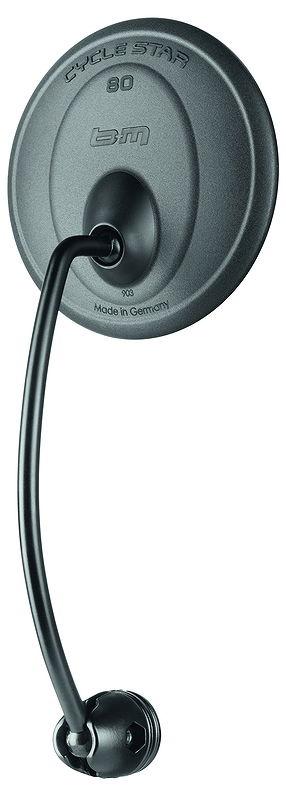 B&M Lenkerspiegel Cycle Star 80 lange gebogene Stange, ca. 13 cm 903