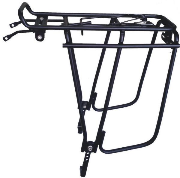 MATRIX Gepäckträger CA20 für Disc-Brake 26"-29" schwarz-matt  Montageverpackung