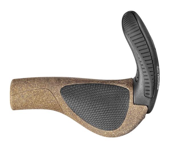 Ergon Lenkergriff GP3-S Bio Kork mit Bar Ends kork/schwarz lang/lang regular