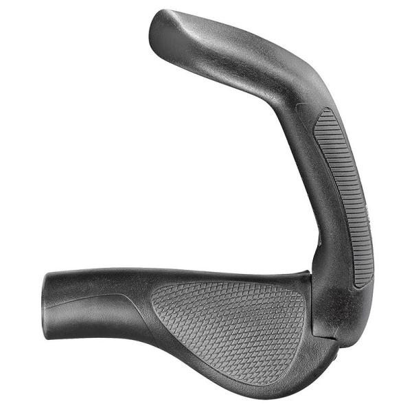 Ergon Lenkergriff GP5-S mit Bar Ends schwarz/grau lang/lang regular