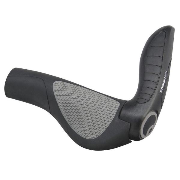 Ergon Lenkergriff GP4-S mit Bar Ends schwarz/grau lang/lang regular