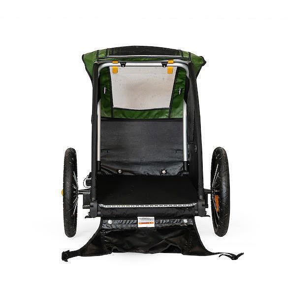 Burley Hundeanhänger Tail Wagon schwarz grün