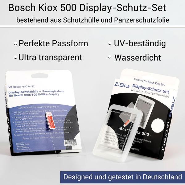 ZiBra Display Cover - Set für Bosch Kiox 500 transparent