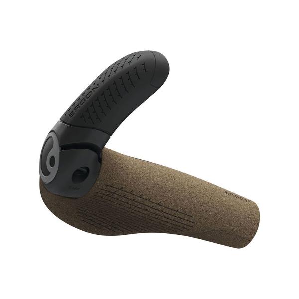 Ergon Lenkergriff GP3-L Evo Bio Kork mit Bar Ends kork/schwarz Large lang/lang regular