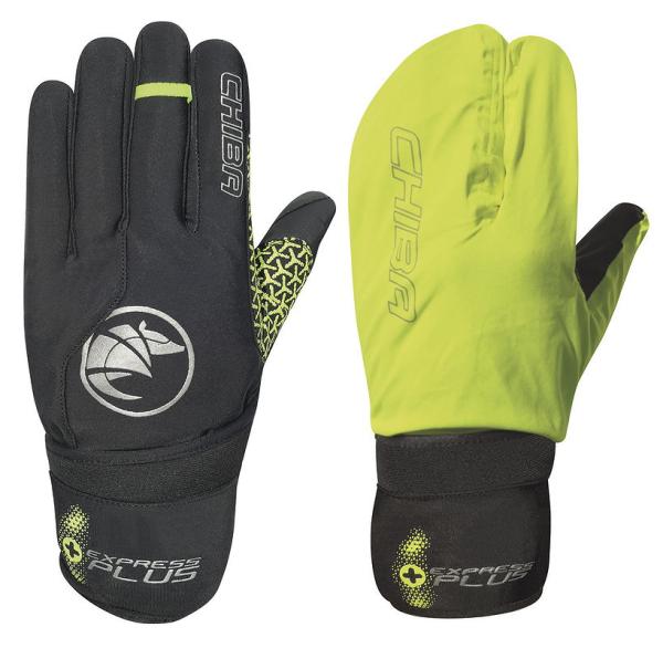 Chiba Winterhandschuh Express+ schwarz-neon S
