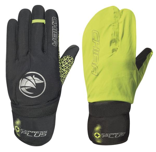Chiba Winterhandschuh Express+ schwarz-neon L