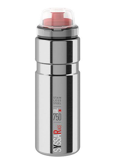 Elite Trinkflasche Syssa Race silber glänzend 0,75 L