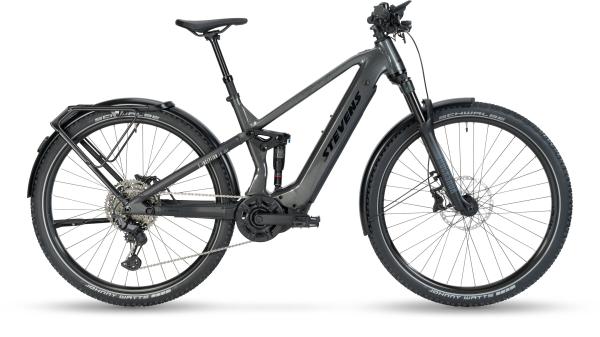 Stevens E-Inception TR 7.6.1 FEQ - Chrome Black - 22"