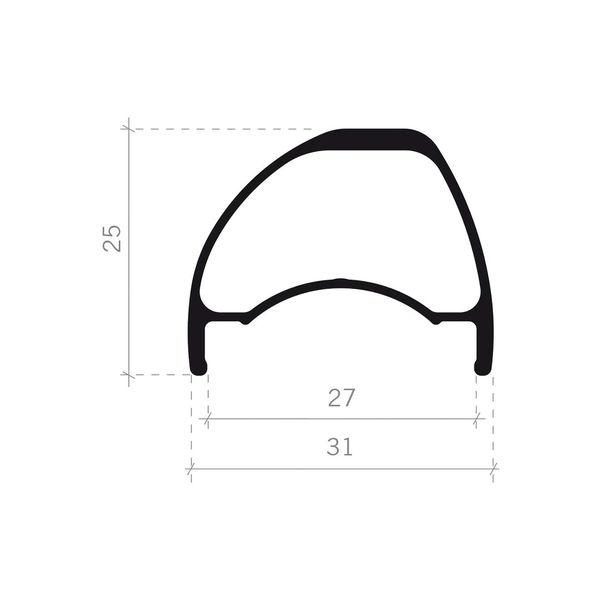 FSA Laufradsatz Afterburner Wider - 584x27 mm