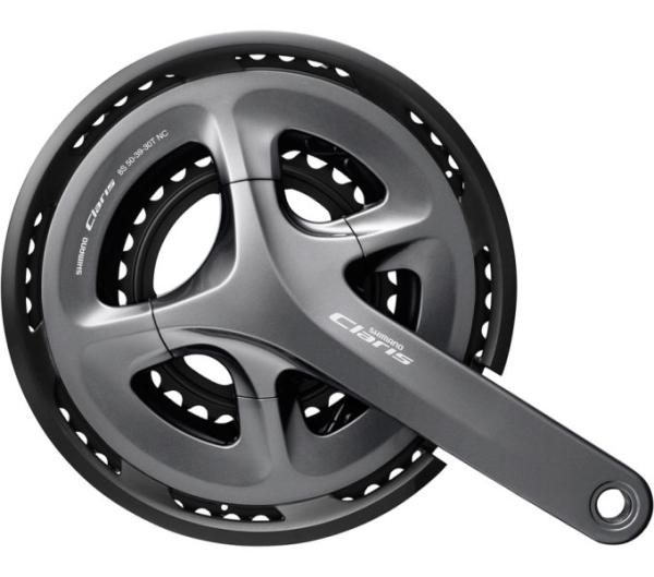 SHIMANO Kurbelgarnitur CLARIS FC-R2030 8-fach 170 mm 50-39-30 Zähne