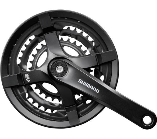 SHIMANO Kurbelgarnitur TOURNEY FC-TY501 6-fach/7-fach/8-fach 175 mm 48-38-28 Zähne
