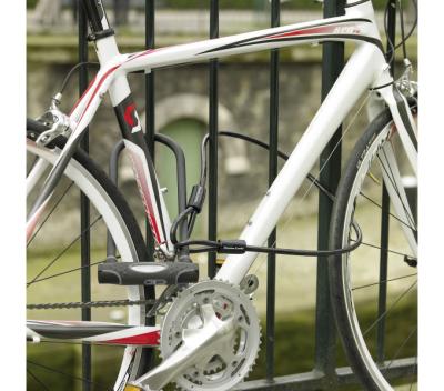 Master Lock Bügelschloss 8285LW Schwarz 13 mm x 280 mm x 110 mm / 10 mm x 1200 mm Schlüssel Produktbild 5