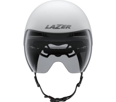 LAZER LAZER Helm Victor KinetiCore Triathlon/TT Matte White Silver (S) 52-56 cm Produktbild 1