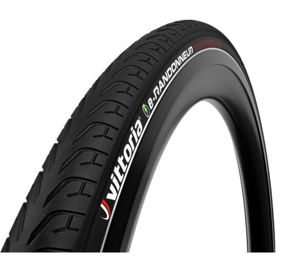 Vittoria e-Randonneur 42-622 rigid Full Black refl G2.0