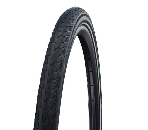 Schwalbe ROAD CRUISER Active Line Green Compound K-Guard 42-622 Schwarz/Reflex