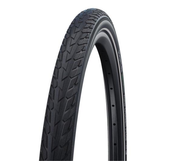 Schwalbe ROAD CRUISER PLUS Active Line Green Compound PunctureGuard 47-559 Schwarz/Reflex